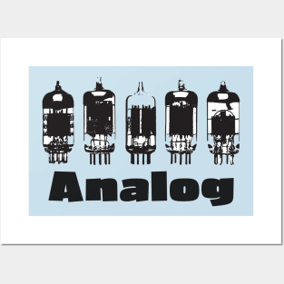 Vintage Analog Vacuum Tubes Posters and Art